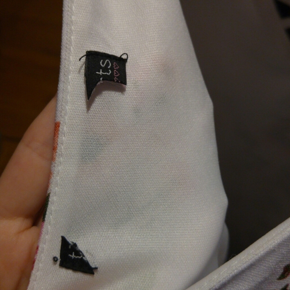 Three Pink Hearts floral handkerchief hem midi dress size XXL - Picture 6 of 6